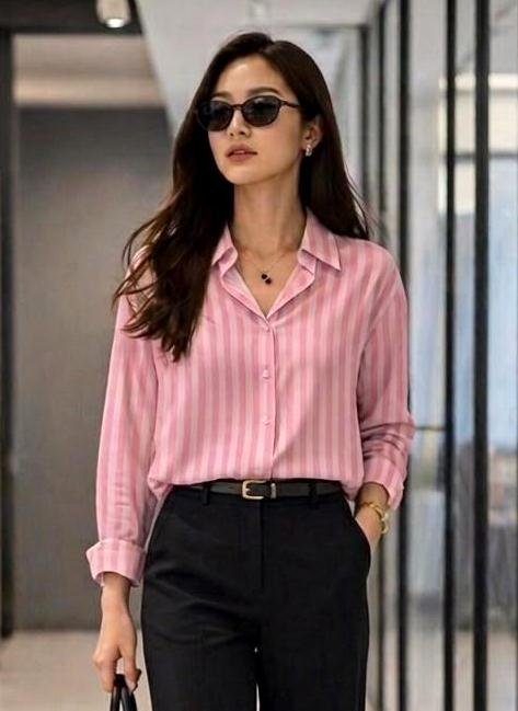 Pink Stripe Shirt