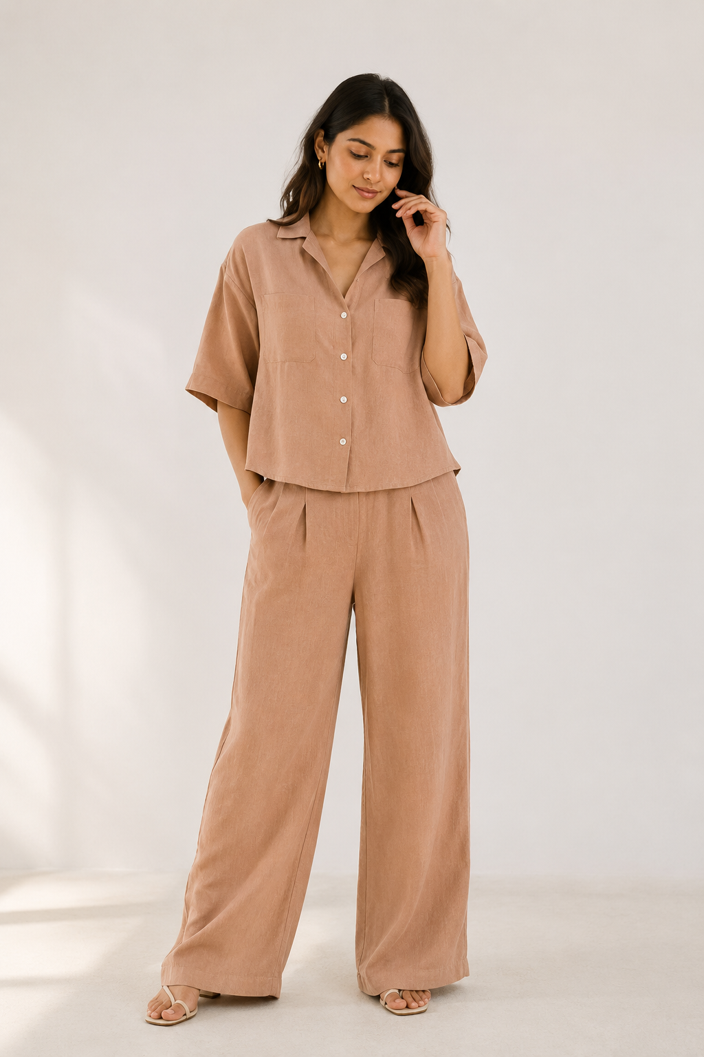 Camel color cord set
