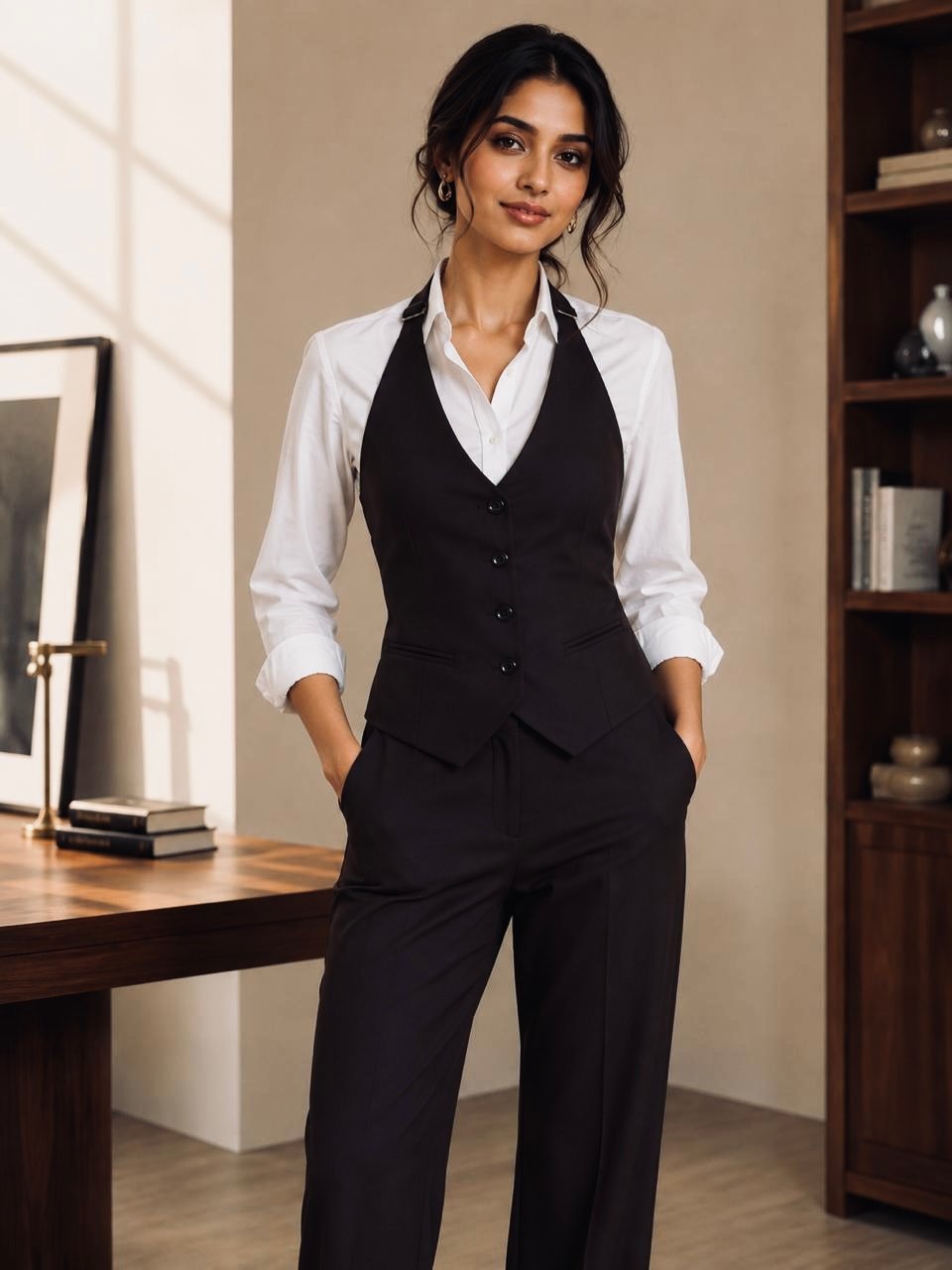 Black waistcoat 